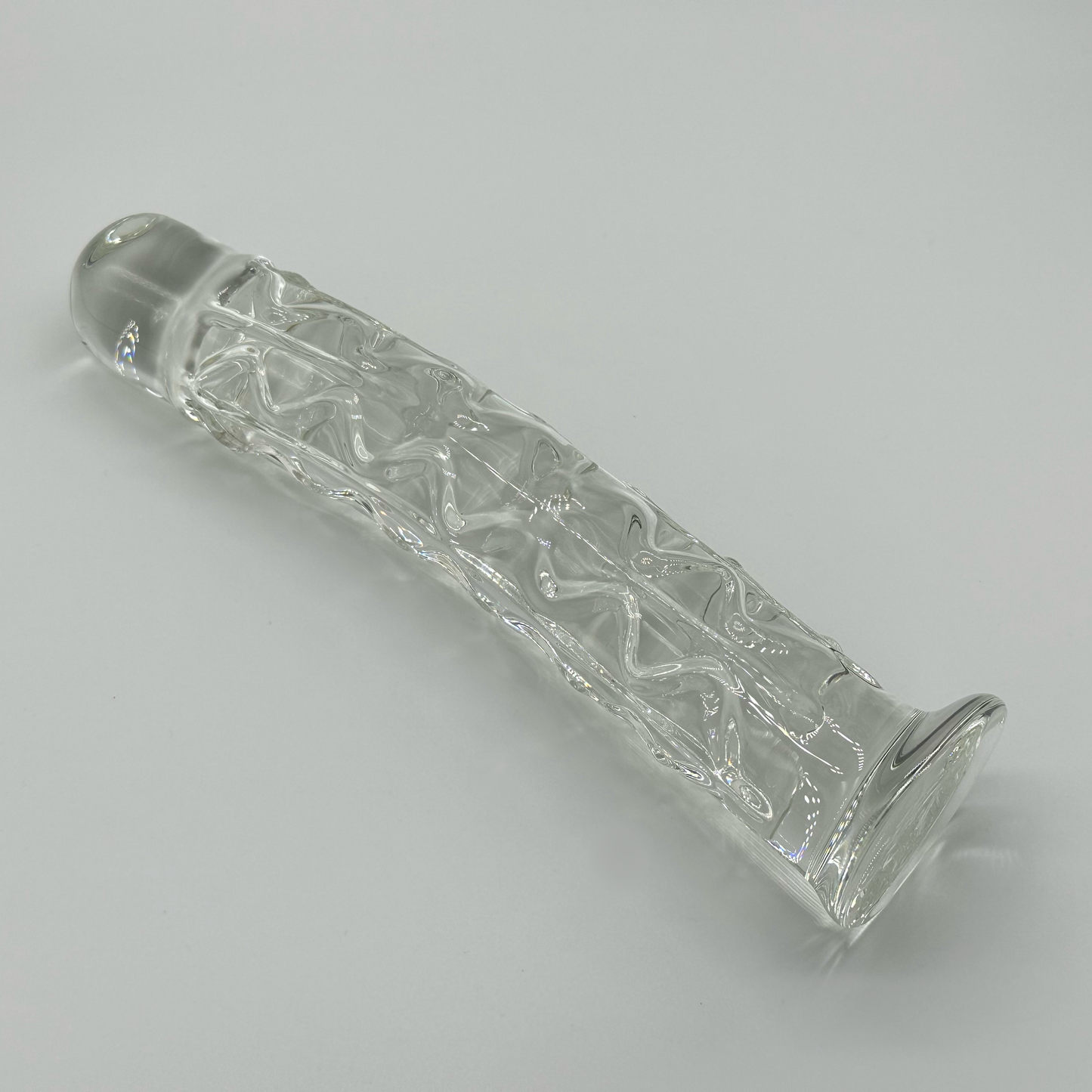 Glass Dildo With Wave Ridges