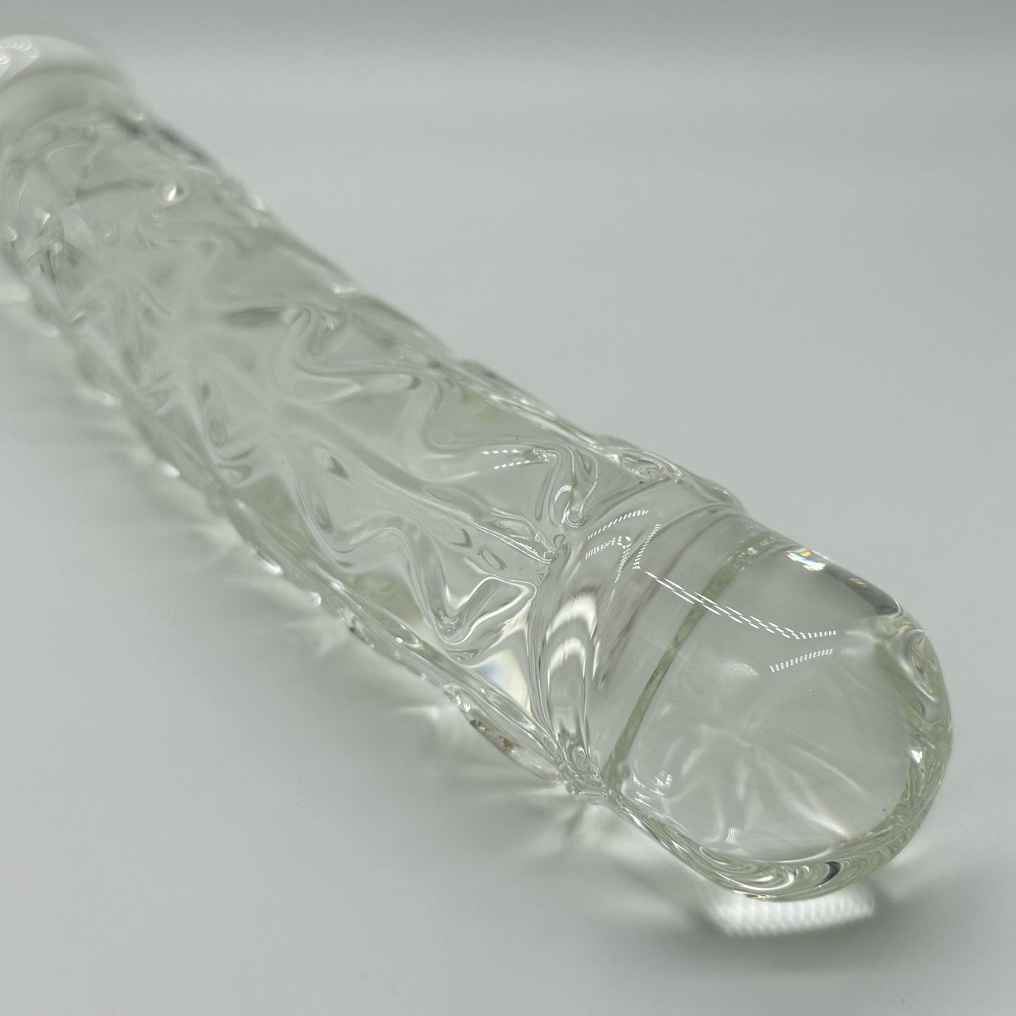 Glass Dildo With Wave Ridges