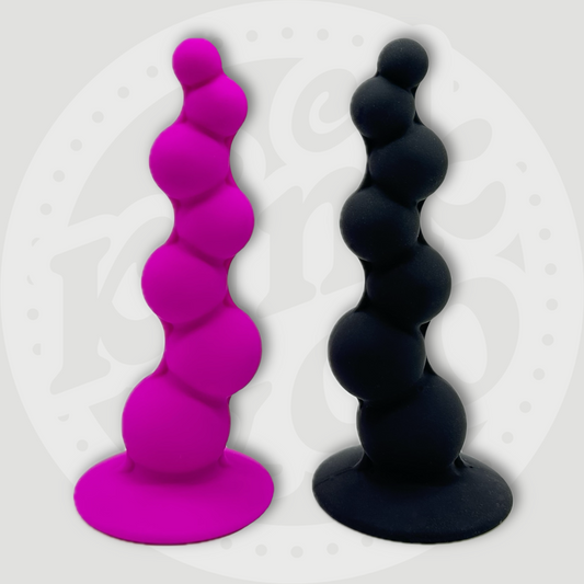 Beaded Dildo with Suction Cup Base