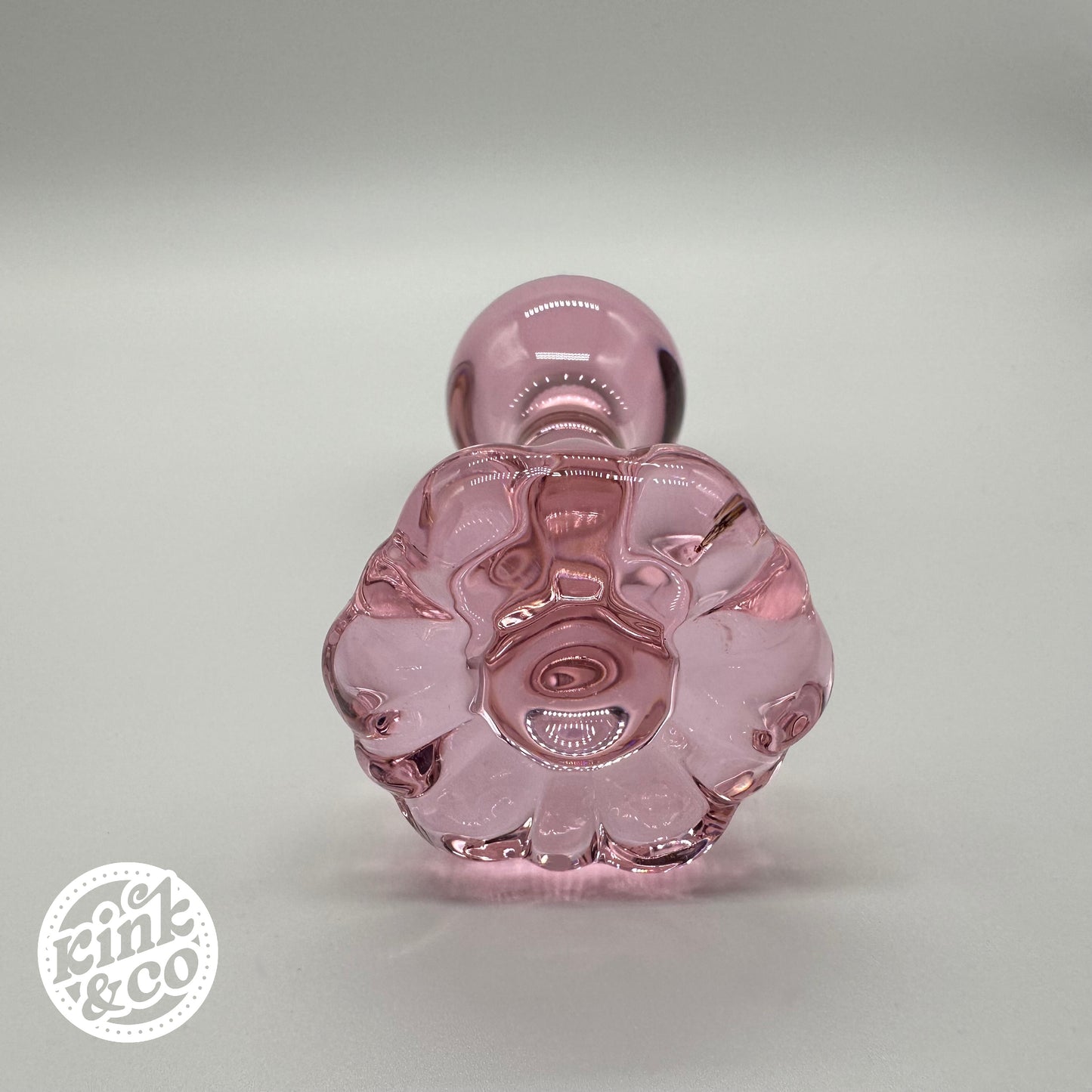 Rose Pink Butt Plug With Daisy Top